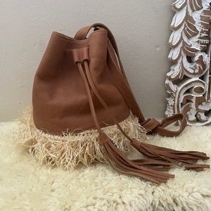 Cleobella leather bucket bag
